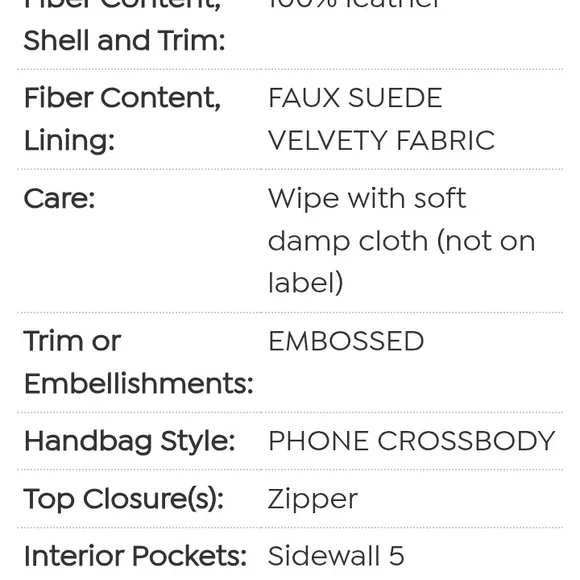 Patricia Nash Albertine Phone Crossbody - Picture 7 of 7